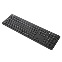 Full-Size Multi-Device Bluetooth® Antimicrobial Keyboard and Midsize Comfort Antimicrobial Mouse Bundle