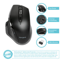 BlueTrace Wireless Ergonomic Antimicrobial Mouse