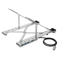 Portable Laptop Stand + USB-A Hub