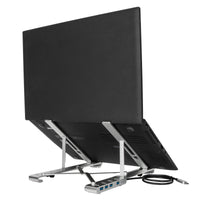 Portable Laptop Stand + USB-A Hub