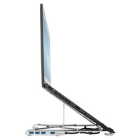 Portable Laptop Stand + USB-A Hub