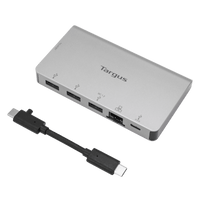 USB-C Ethernet Adapter with 3x USB-A Ports and 1x USB-C Port with 100W PD Pass-Thru