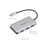 USB-C Multi-Port Single Video 4K HDMI Adapter with 100W PD Pass-Thru