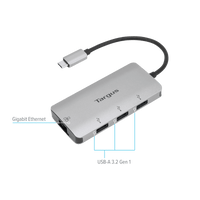 USB-C Ethernet Adapter with 3x USB-A Ports