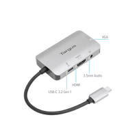 USB-C Single Video Adapter with 100W PD Pass-Thru