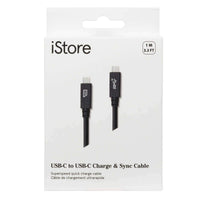 iStore USB-C to USB-C Charge & Sync Cable