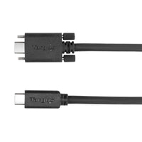 1M USB-C Male to USB-C Male 10Gbps Screw-in Cable