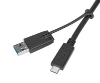 1M USB-C Male to USB-C Male Cable with USB-A Tether