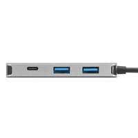 USB-C Multi-Port Hub with 2x USB-A and 2x USB-C Ports with 100W PD Pass-Thru