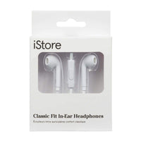 iStore Classic Fit Earbuds (White)