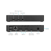 USB-C Universal Dual Monitor Docking Station with 4K HDMI and 65W Power Delivery