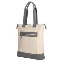 15 inch Newport North-South Tote (Tan)